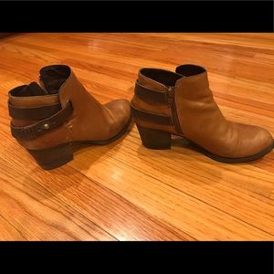 Aldo brown genuine leather size 8 booties